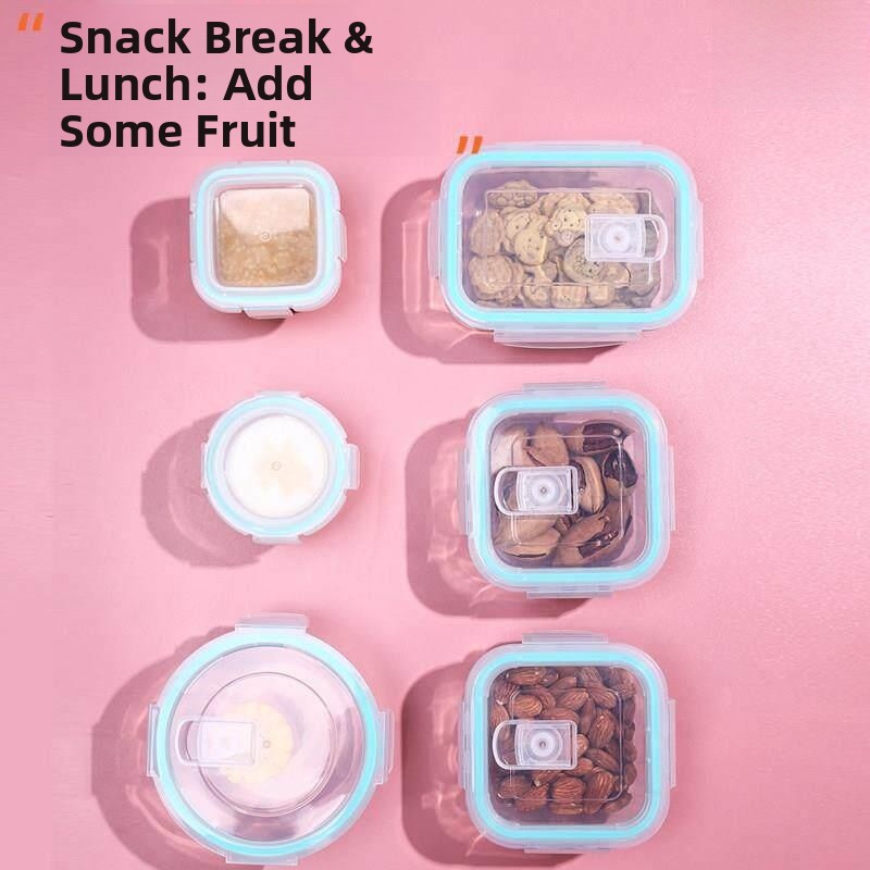 Meal Prep Glass Containers With Lids - 유리 식품 용기(뚜껑 포함) 전자레인지 사용