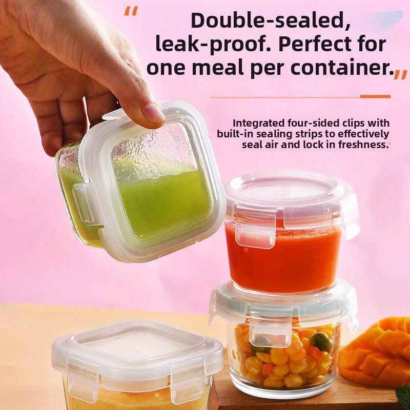   유리 식품 용기(뚜껑 포함) 전자레인지 사용 가능  - Meal Prep Glass Containers With Lids 리뷰 및 가격