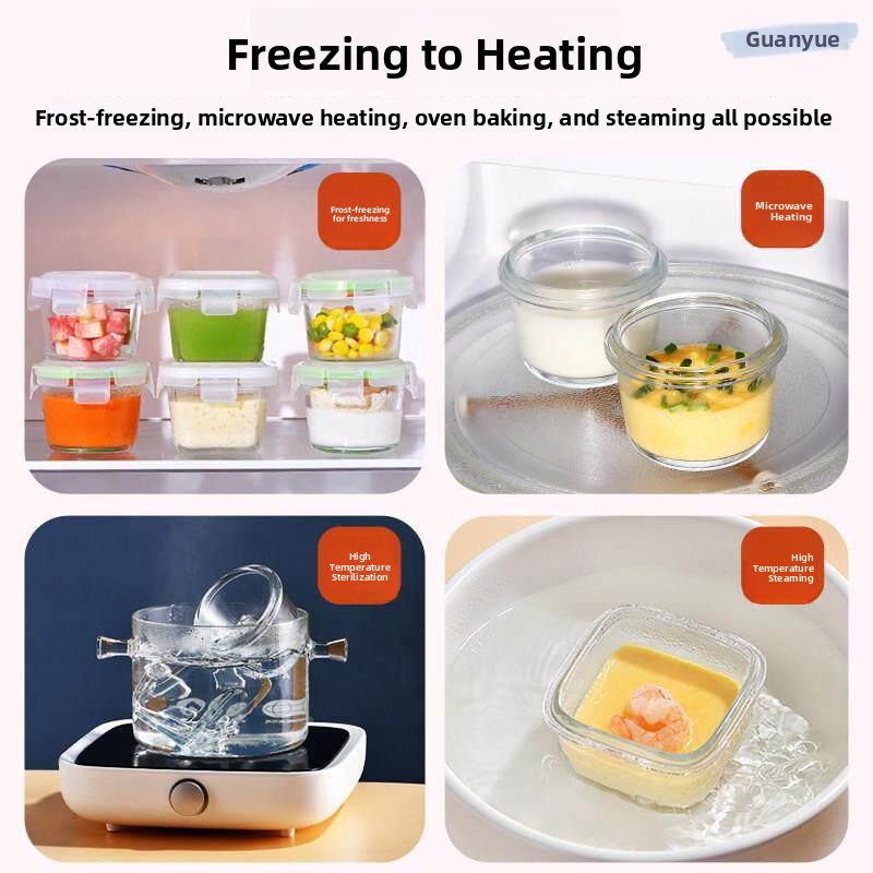   유리 식품 용기(뚜껑 포함) 전자레인지 사용 가능  - Meal Prep Glass Containers With Lids 리뷰 및 가격