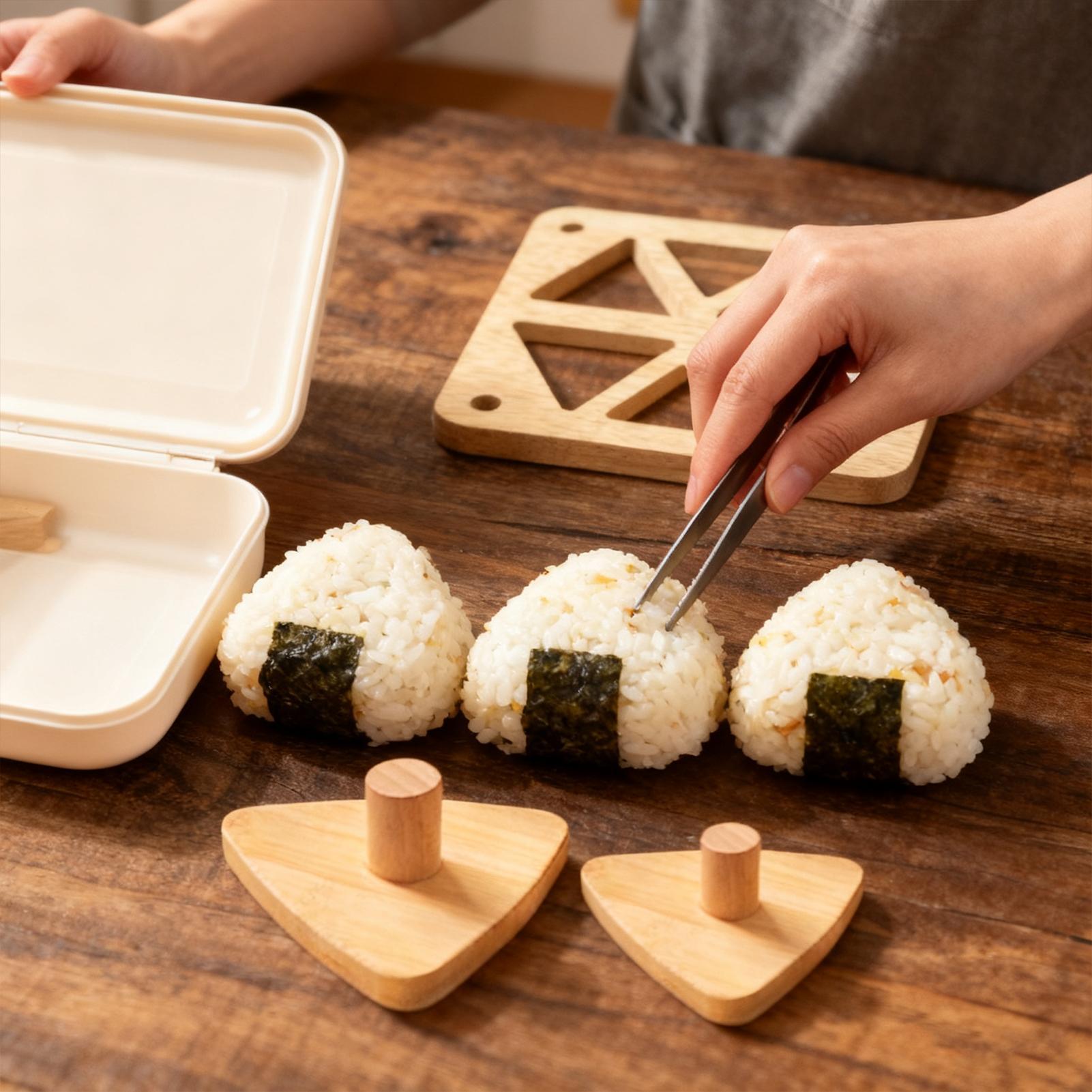 쌀밥 틀 클래식 나무 논스틱 스시 프레스 삼각형 쌀밥  - Meal Prep Rice 리뷰 및 가격