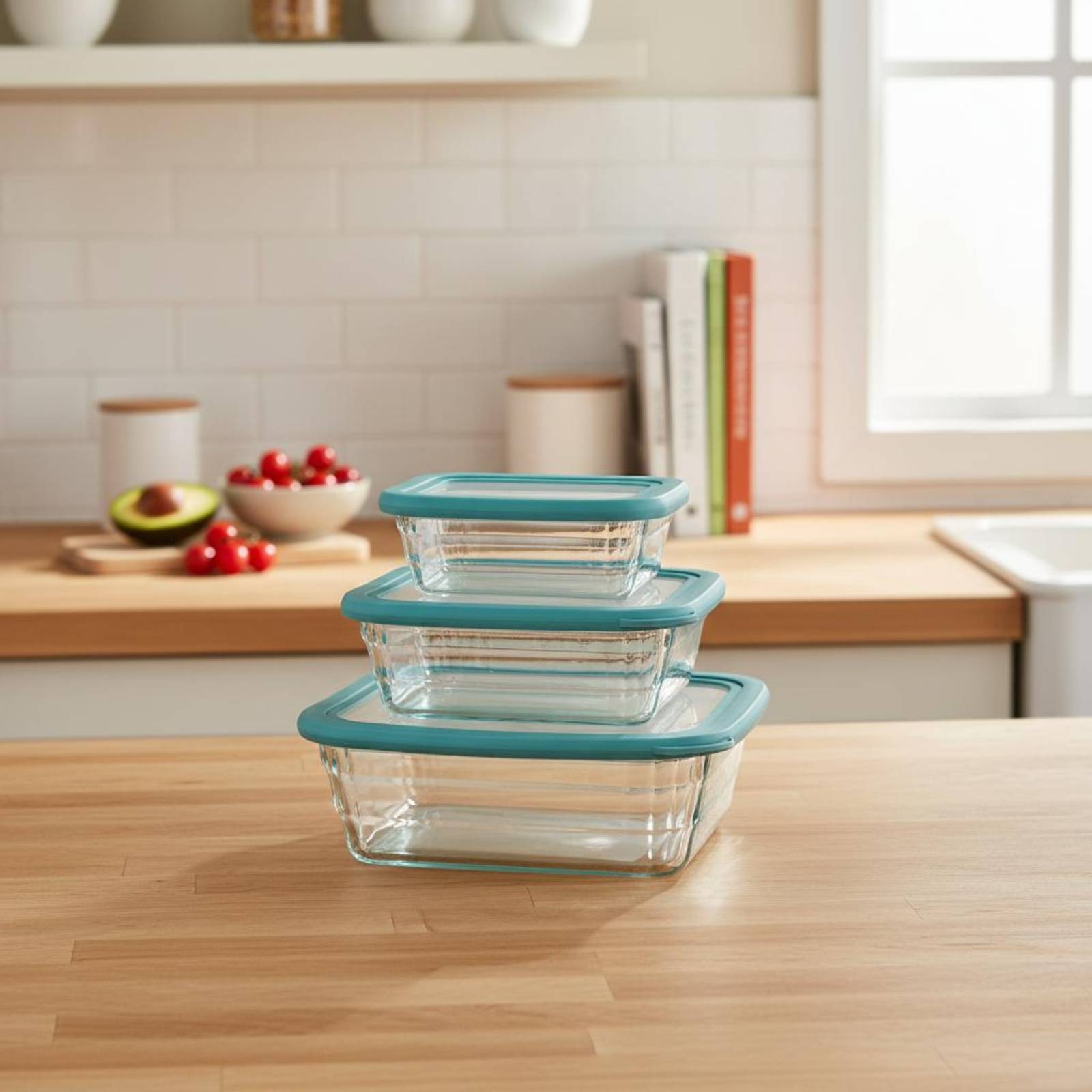 3종 유리 식품 보관 용기 세트 (뚜껑 포함) 직사각형 - Meal Prep Glass Containers With Lids 리뷰 및 가격