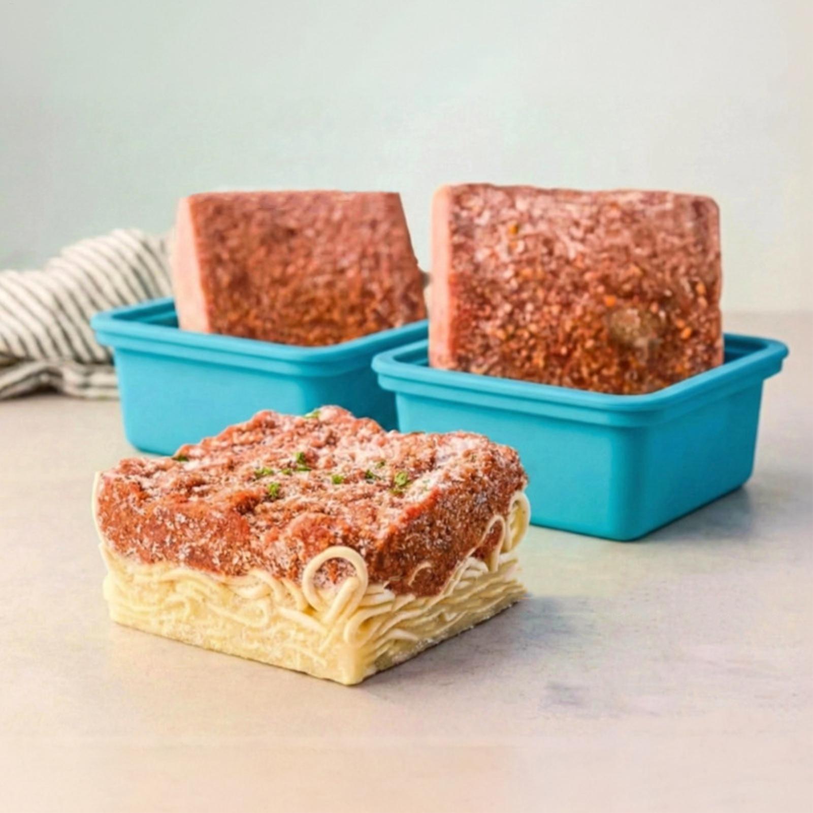 실리콘 수프 몰드 500ml 뚜껑이 있는 냉동 용기 간 - Meal Prep Menu 리뷰 및 가격