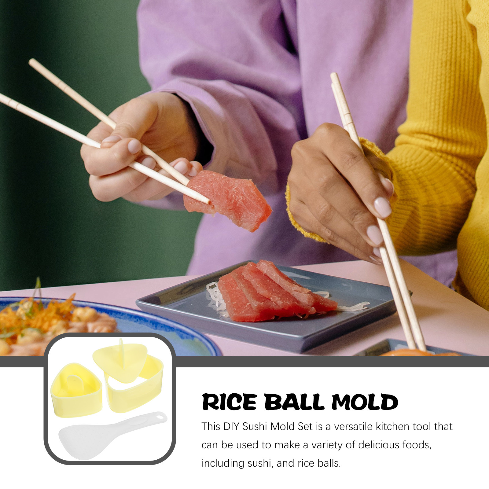 1세트 간편 사용 오니기리 밥틀 세트 재사용 가능 DI - Meal Prep Rice 리뷰 및 가격