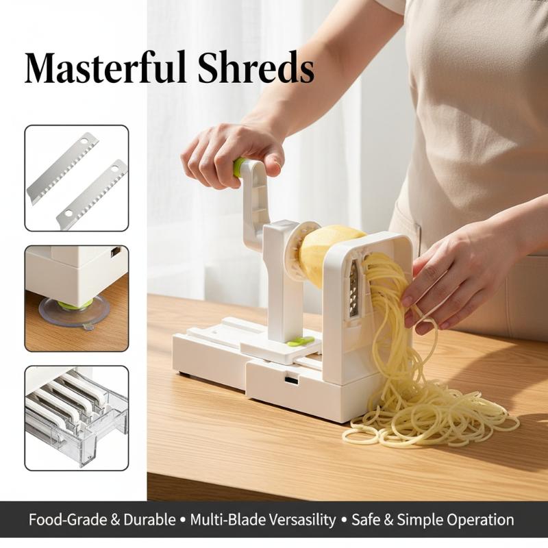 스테인리스 스틸 감자 국수 제조기 4-in-1 야채 스 - Meal Prep Noodles 리뷰 및 가격