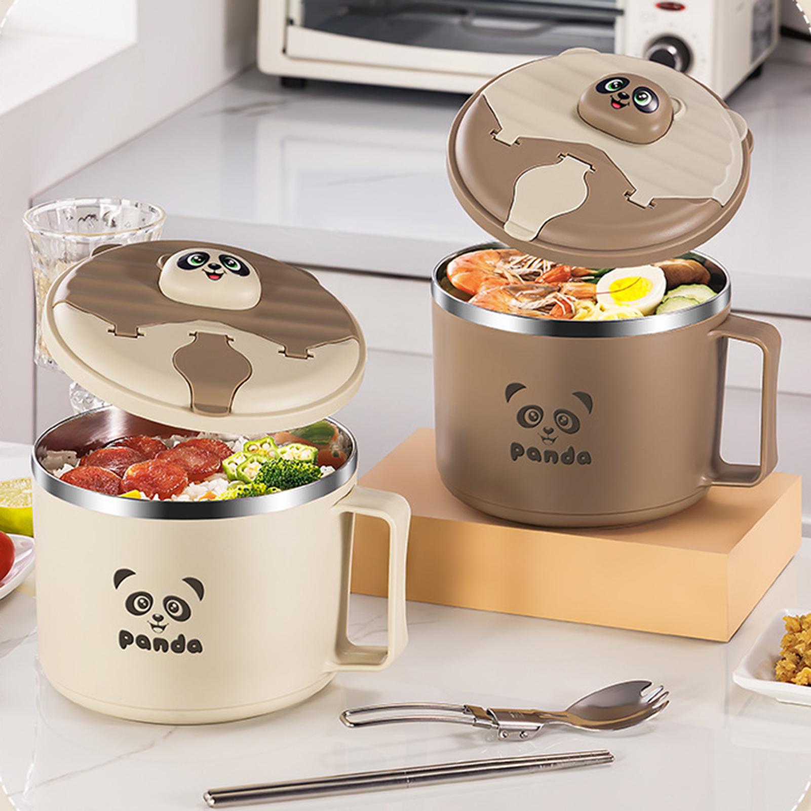 뚜껑이 있는 스테인리스 스틸 수프 그릇, 즉석면 그릇, - Meal Prep Noodles 리뷰 및 가격