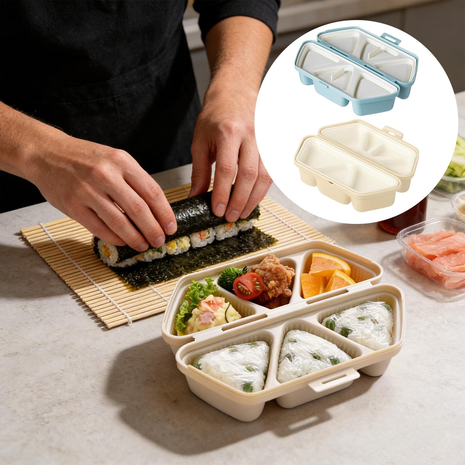 스시 몰드 메이커 6구 삼각김밥 오니기리 몰드 도시락  - Meal Prep Rice 리뷰 및 가격