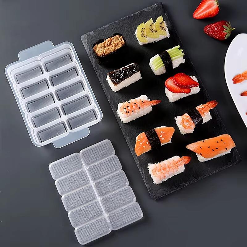 새로운 10구 쌀밥 틀 오니기리 프레스 (뚜껑 포함)  - Meal Prep Rice 리뷰 및 가격