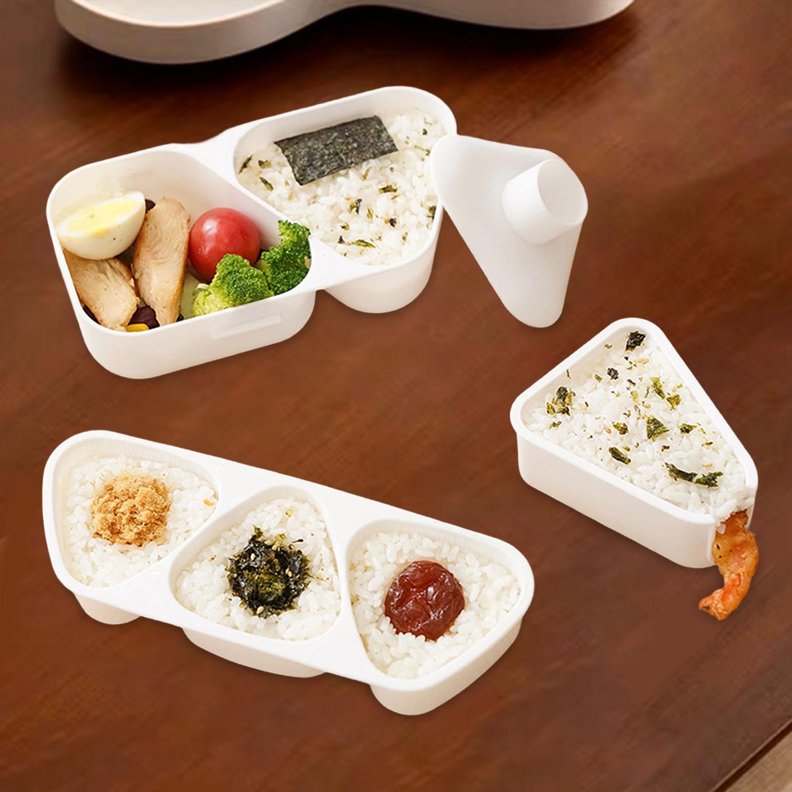 삼각형 주먹밥 케이스, 식품 등급 PP 소재, 휴대용  - Meal Prep Rice 리뷰 및 가격