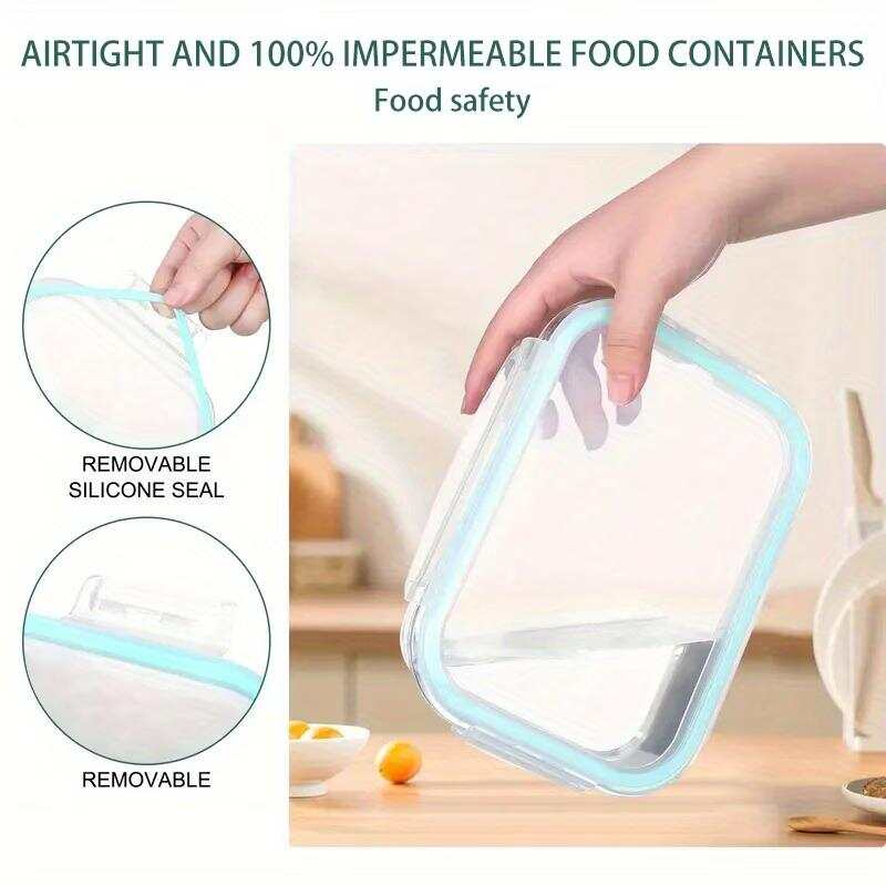 16개 밀폐형 유리 식품 저장 용기, 도시락, 전자레인 - Meal Prep Glass Containers With Lids 리뷰 및 가격