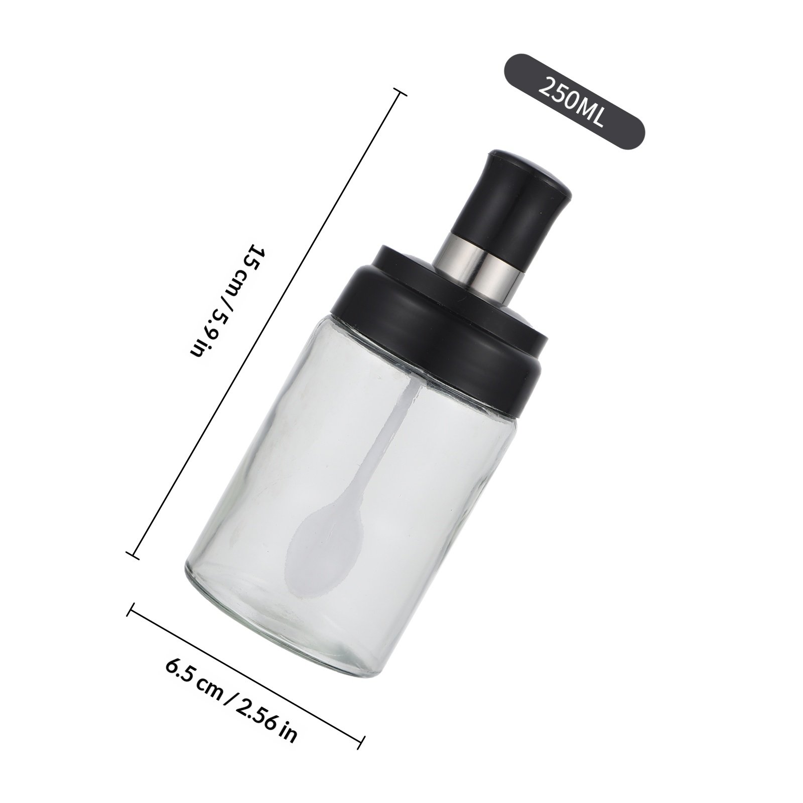 4개들이 유리 양념통, 스푼 뚜껑 포함, 밀폐형 조미료 - Meal Prep Glass Containers With Lids 리뷰 및 가격