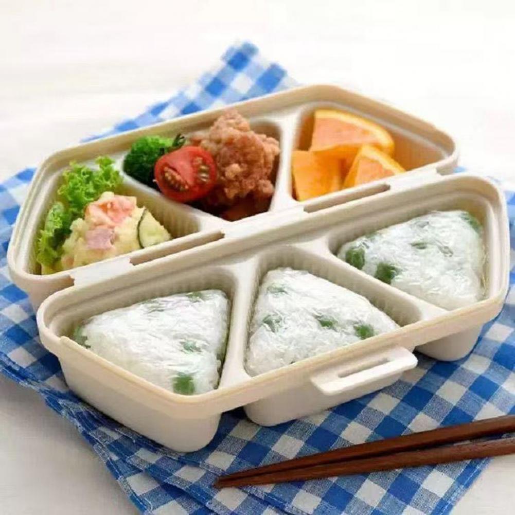 6구 삼각형 오니기리 몰드 도시락통 2-in-1 뚜껑있 - Meal Prep Rice 리뷰 및 가격