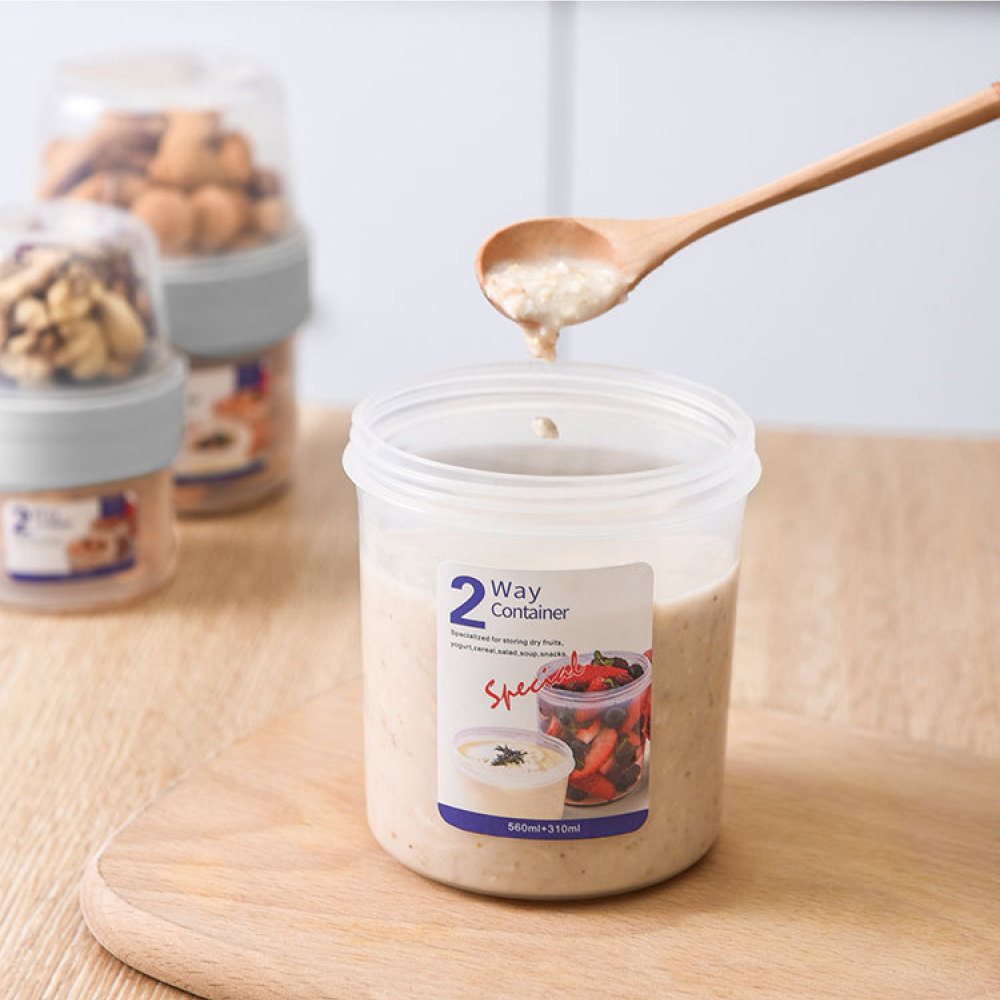 이중층 누수 방지 식품 보관 용기 아기 음식 요거트 샐 - Meal Prep Yogurt 리뷰 및 가격